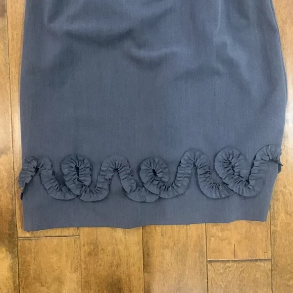 R&M RICHARDS GRAY DRESS WITH ROSETTES - Picture 5 of 6